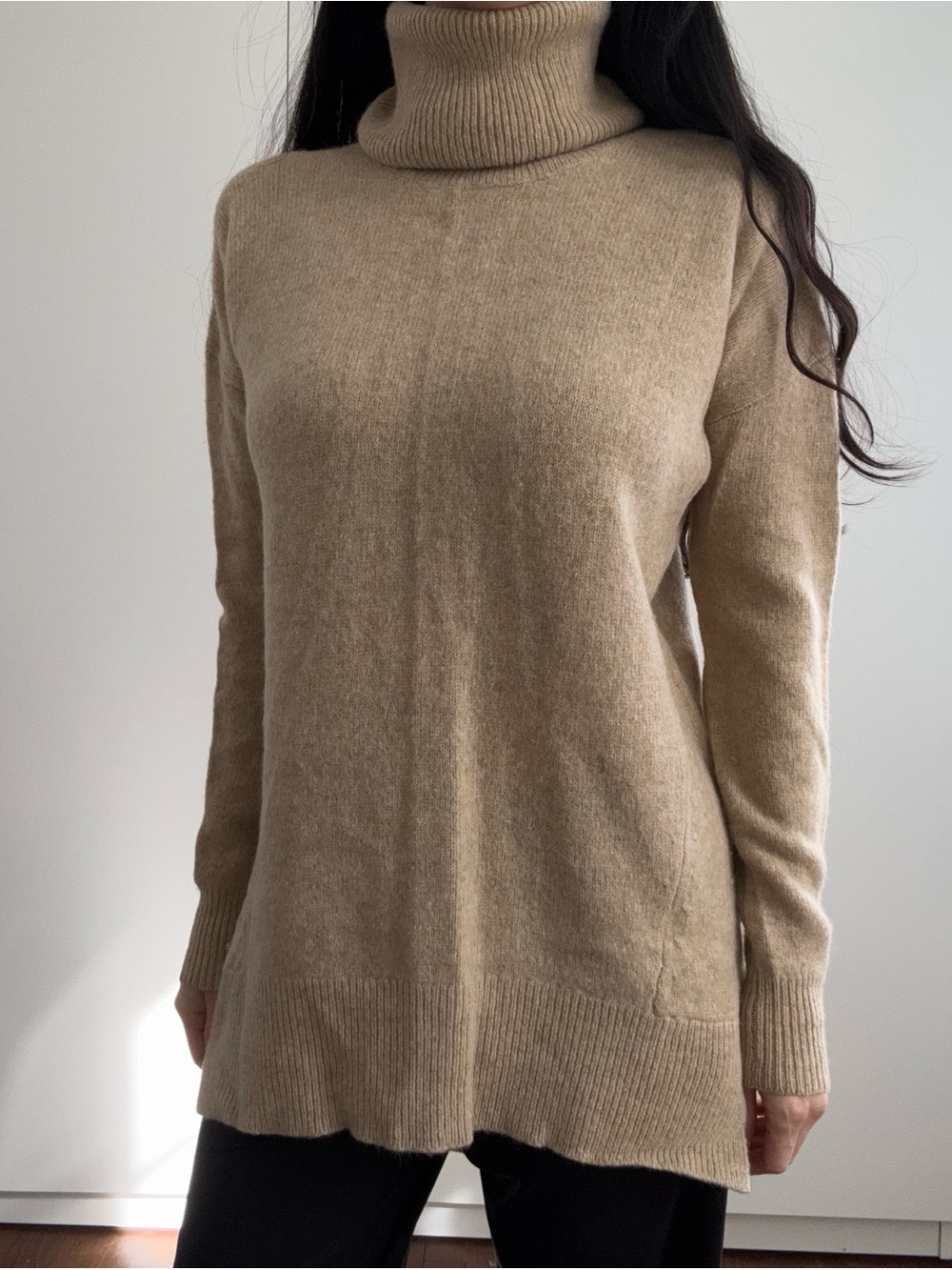 Madewell Turtleneck Knit Sweater - Camel